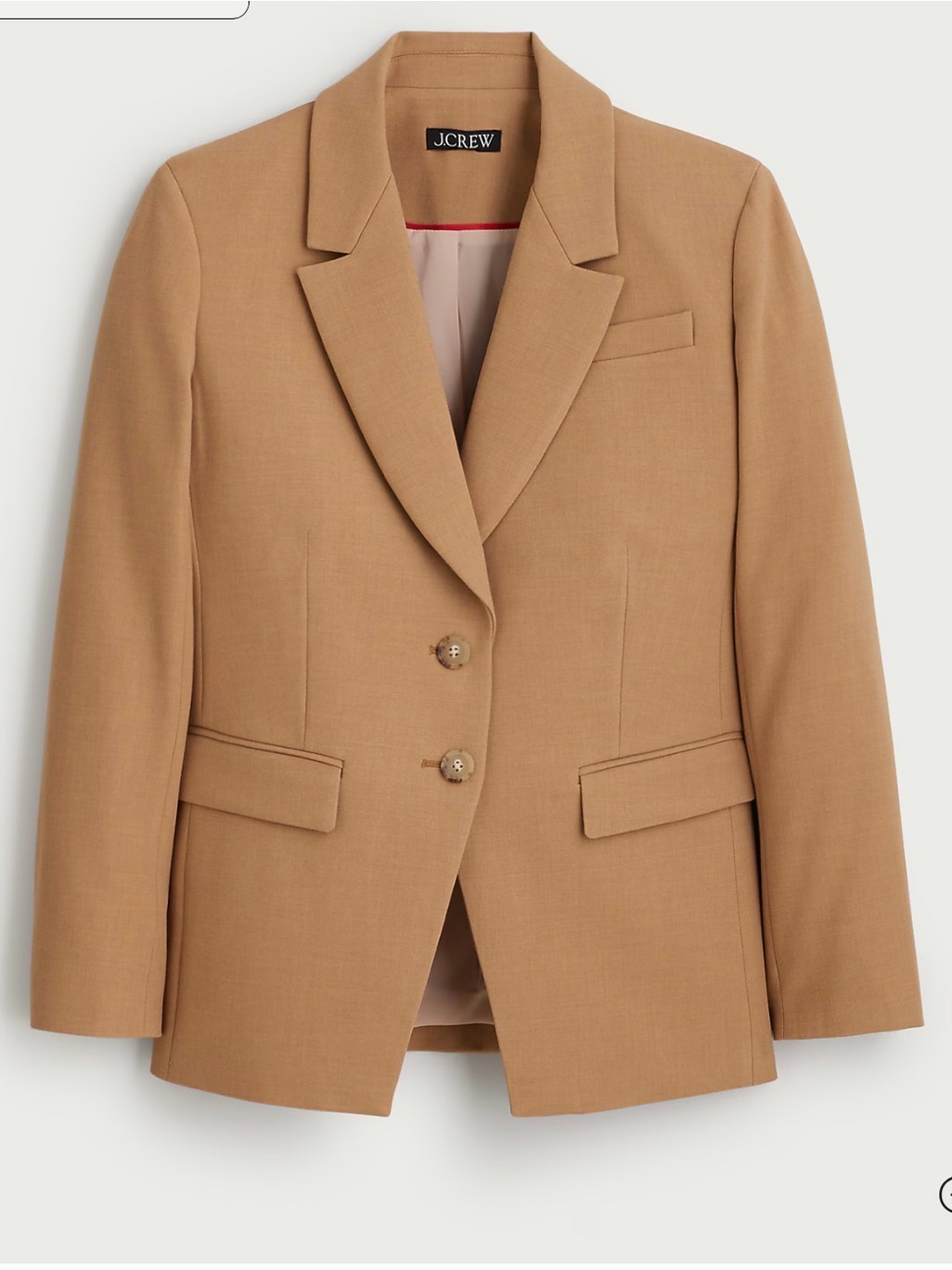 J. Crew Women's Madelyn Camel Blazer